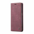 For Xiaomi Redmi Note 11 Pro Global/Redmi Note 11 Pro 5G Global CaseMe 013 Multifunctional Horizontal Flip Leather Phone Case(Wine Red) - 2
