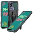 For Infinix Hot 11s Armor Warrior Shockproof PC + TPU Phone Case(Green) - 1