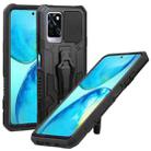 For Infinix Note 10 Pro Armor Warrior Shockproof PC + TPU Phone Case(Black) - 1