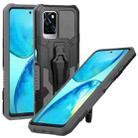 For Infinix Note 10 Pro Armor Warrior Shockproof PC + TPU Phone Case(Grey) - 1