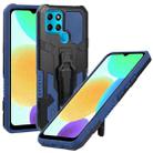 For Infinix Smart 6 Armor Warrior Shockproof PC + TPU Phone Case(Blue) - 1