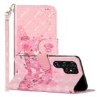 For Samsung Galaxy S22 Ultra 5G 3D Pattern Horizontal Flip PU Leather Phone Case((Little Bear) - 1