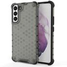 For Samsung Galaxy S22+ 5G Honeycomb PC + TPU Phone Case(Black) - 1