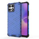 For Honor X30i Honeycomb PC + TPU Phone Case(Blue) - 1