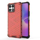 For Honor X30i Honeycomb PC + TPU Phone Case(Red) - 1