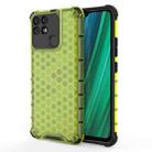 For OPPO Realme Narzo 50A Honeycomb PC + TPU Phone Case(Green) - 1