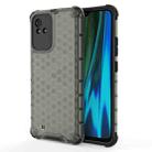 For OPPO Realme Narzo 50 4G Honeycomb PC + TPU Phone Case(Black) - 1