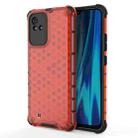 For OPPO Realme Narzo 50i Honeycomb PC + TPU Phone Case(Red) - 1