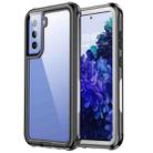 For Samsung Galaxy S21 FE 5G Life Waterproof Dustproof Shockproof Transparent Acrylic Protective Phone Case(Black) - 1
