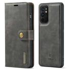 For OnePlus 9RT 5G DG.MING Crazy Horse Texture Detachable Magnetic Leather Phone Case(Grey) - 1