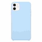 For iPhone 12 mini Solid Silicone Phone Case (Lilac Purple) - 1