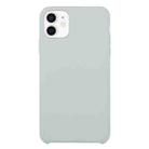 For iPhone 12 mini Solid Silicone Phone Case (Blue Grey) - 1