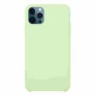 For iPhone 12 / 12 Pro Solid Silicone Phone Case(Mint Green) - 1