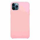 For iPhone 12 / 12 Pro Solid Silicone Phone Case(Rose Pink) - 1