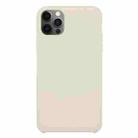 For iPhone 12 Pro Max Solid Silicone Phone Case(Antique White) - 1