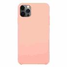 For iPhone 12 Pro Max Solid Silicone Phone Case(Pink) - 1