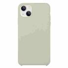 For iPhone 13 mini Solid Silicone Phone Case (Rock Ash) - 1