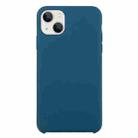 For iPhone 13 Solid Silicone Phone Case(Xingyu Blue) - 1