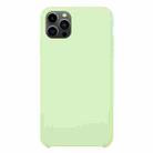 For iPhone 13 Pro Solid Silicone Phone Case (Mint Green) - 1