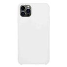 For iPhone 13 Pro Solid Silicone Phone Case (White) - 1