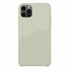 For iPhone 13 Pro Solid Silicone Phone Case (Rock Ash) - 1