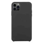 For iPhone 13 Pro Solid Silicone Phone Case (Ash) - 1