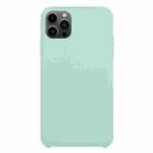 For iPhone 13 Pro Solid Silicone Phone Case (Emerald Green) - 1