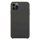 For iPhone 13 Pro Solid Silicone Phone Case (Pebble) - 1