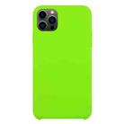 For iPhone 13 Pro Max Solid Silicone Phone Case (Dark Green) - 1