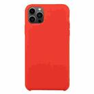 For iPhone 13 Pro Max Solid Silicone Phone Case (China Red) - 1