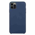 For iPhone 13 Pro Max Solid Silicone Phone Case (Midnight Blue) - 1