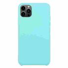 For iPhone 13 Pro Max Solid Silicone Phone Case (Ice Blue) - 1