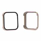For OPPO Watch 2 42mm PC + Tempered Glass Watch Protective Case(Pink) - 1