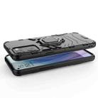 For OPPO Reno7 5G Shockproof PC + TPU Holder Phone Case(Black) - 4