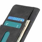 For Motorola Moto G51 5G KHAZNEH Retro Texture Horizontal Flip Leather Phone Case(Black) - 5