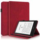 For Amazon Kindle Paperwhite 5 2021 Life Tree Series Leather Tablet Case(Red) - 1