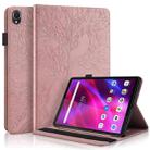 For Lenovo Tab K10 Life Tree Series Leather Tablet Case(Rose Gold) - 1