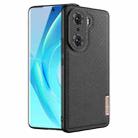 For Huawei Honor 60 Pro DUX DUCIS Fino Series PU + TPU Protective Phone Case(Black) - 1