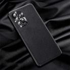 For Samsung Galaxy A72 5G / 4G Plain Skin Leather Phone Case(Black) - 1