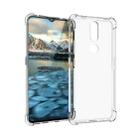 For Nokia 2.4 Shockproof Non-slip Thickening TPU Phone Case(Transparent) - 1