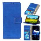 For Motorola Moto G51 5G Magnetic Crocodile Texture Horizontal Flip Leather Phone Case(Blue) - 1