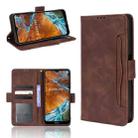 For Nokia G300 Skin Feel Calf Pattern Leather Phone Case(Brown) - 1