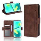 For Oukitel C25 Skin Feel Calf Pattern Leather Phone Case(Brown) - 1