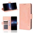 For Sony Xperia Pro-I Skin Feel Calf Pattern Leather Phone Case(Pink) - 1