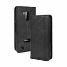 For Ulefone Armor X9 Magnetic Buckle Retro Texture Leather Case(Black) - 1