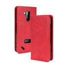 For Ulefone Armor X9 Magnetic Buckle Retro Texture Leather Case(Red) - 1