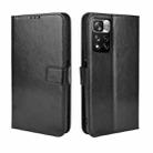 For Xiaomi Redmi Note 11 Pro/Note 11 Pro+ Retro Crazy Horse Texture Leather Phone Case(Black) - 1