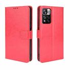 For Xiaomi Redmi Note 11 Pro/Note 11 Pro+ Retro Crazy Horse Texture Leather Phone Case(Red) - 1