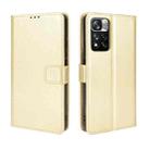 For Xiaomi Redmi Note 11 Pro/Note 11 Pro+ Retro Crazy Horse Texture Leather Phone Case(Gold) - 1