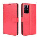 For Xiaomi Redmi Note 11 5G/Poco M4 Pro Retro Crazy Horse Texture Leather Phone Case(Red) - 1